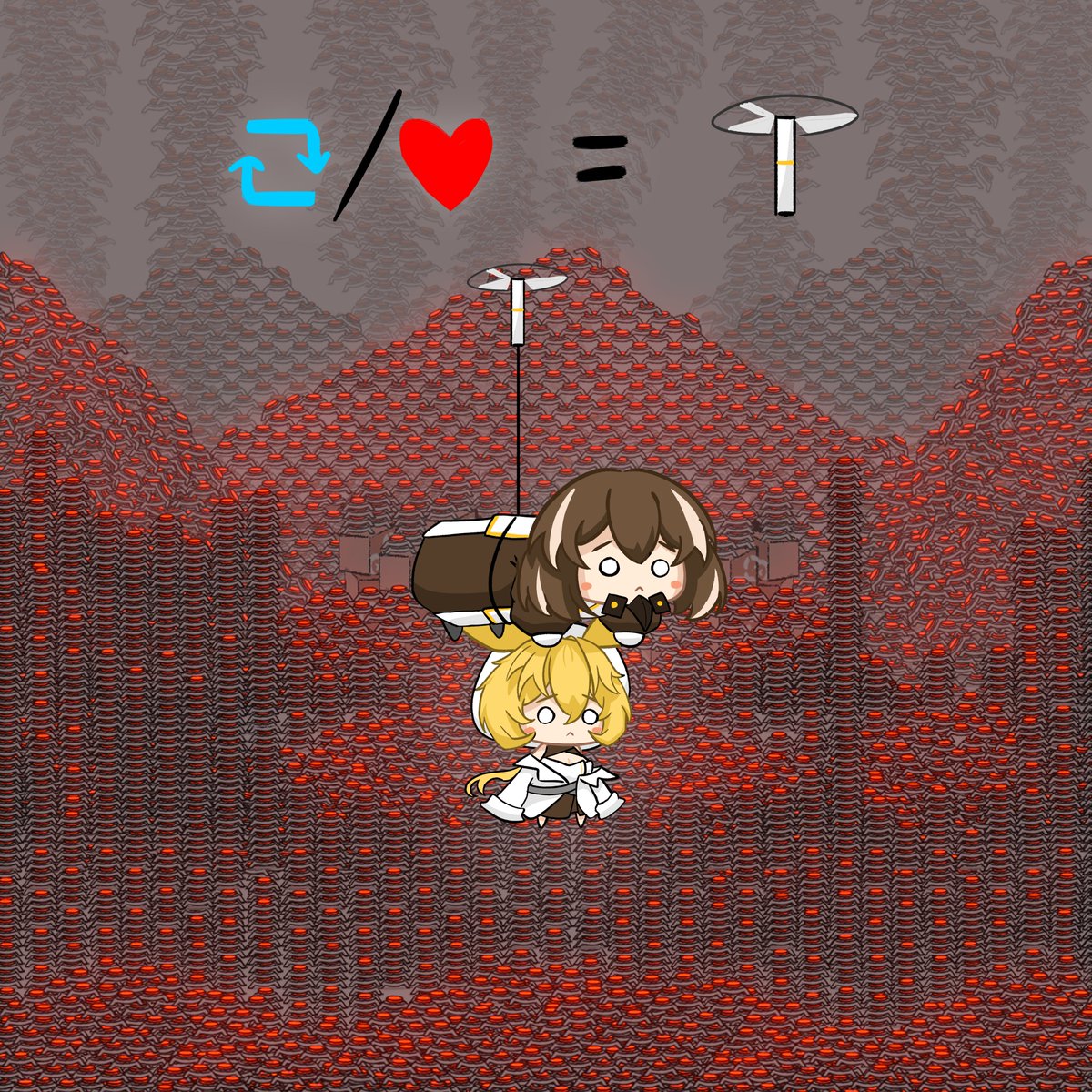 Rumbyy_'s tweet photo. Part 2: Escape

For each like/retweet I'll add a drone to speed up their escape process

💥will happen in the next 3 posts.. Please help them escape

#明日方舟 #Arknights #アークナイツ https://t.co/aX9EClPQdY