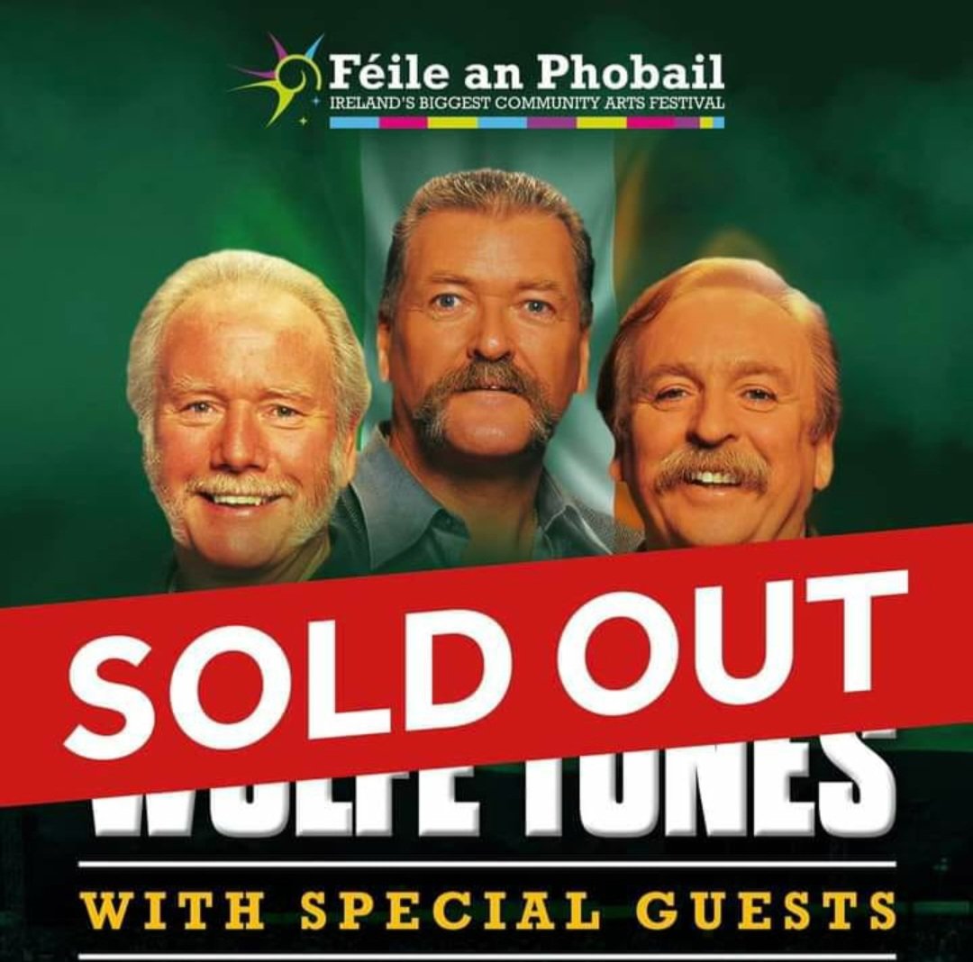 Now that #WolfeTones is sold out, maybe should get #ohahupthera trending for the great and the good, offended by #unrepentantfenians daring to sing #Celticsymphony 4wks from now.