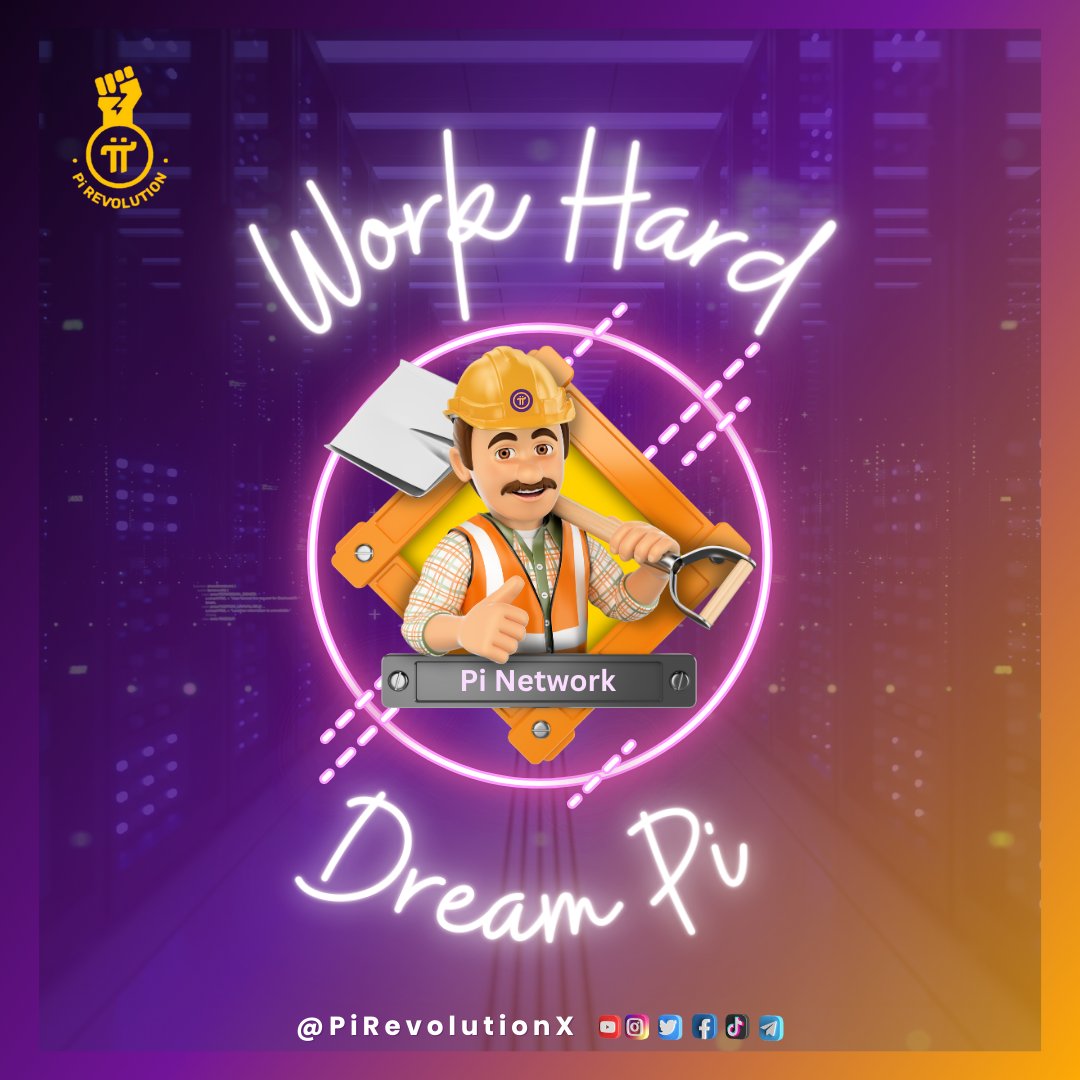 PiRevolutionX's tweet photo. Work hard, dream Pi! 💪
✨Let's keep pushing ourselves in the real world and never stop dreaming. Remember, success comes to those who are determined and persistent. So, let's stay focused, put in the effort, and make our dreams a reality! 💫🚀
#PiNetwork https://t.co/LbvXOUoqrq
