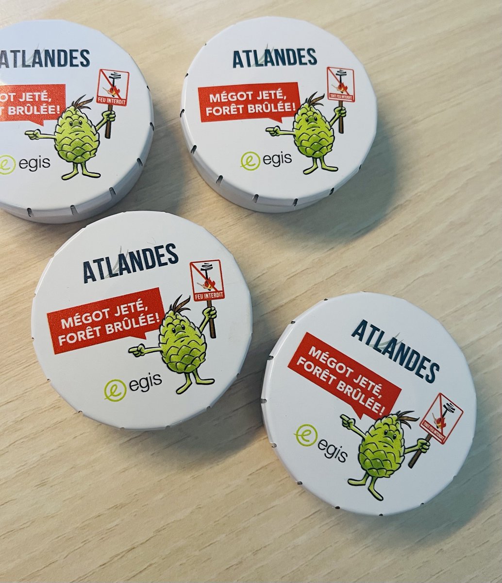 Campagne de communication mobile pour Atlandes #MégotJetéForêtBrûlée 40 PL floqués, 10 000 cendriers de poche réutilisables distribués gratuitement sur l’A63
#prévention #feux #forêt @a63_landes <a href="/DFCIaquitaine/">DFCI Aquitaine</a>