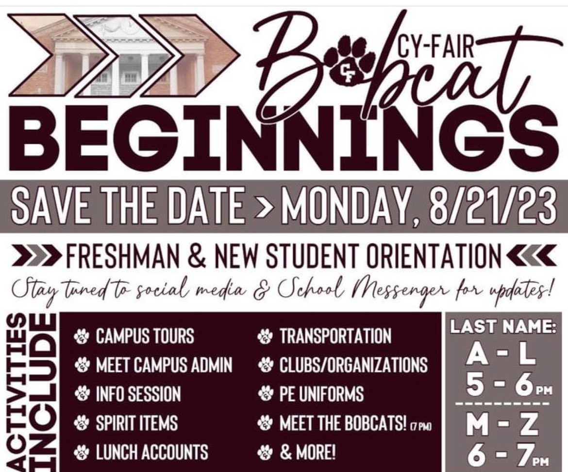 Cy-Fair High School tweet media