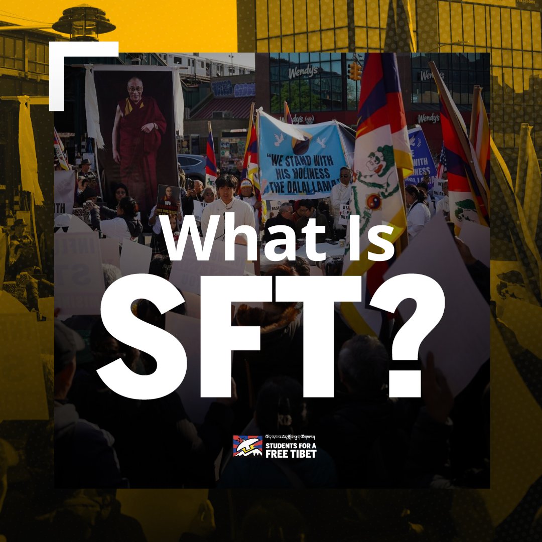 SFTHQ's tweet photo. We are Students for a Free Tibet, a grassroots network of empowered and passionate youth leaders fighting for Tibetan’s fundamental right to political freedom. Here is a little bit more about who we are, our mission, our values, and how to get involved! https://t.co/tbHJPvk2SH