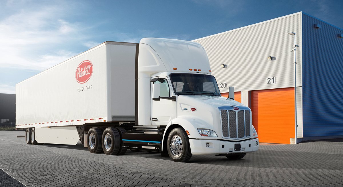 PeterbiltMotors's tweet photo. Peterbilt Electric Vehicles deliver sustainable power and are revolutionizing the road.​ Click here to learn more: https://t.co/7UhKivVpDw

#PeterbiltPride #PeterbiltEV #PeterbiltTrucks #Peterbilt https://t.co/151x96kQCR