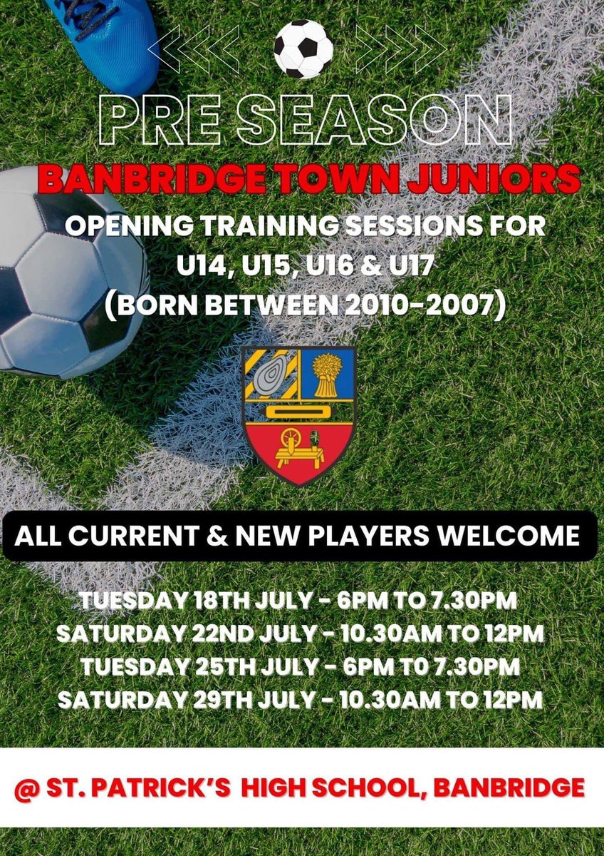 Tomorrow night sees the return of our older age groups….always love the buzz around the new season 👍⚽️🔴⚫️