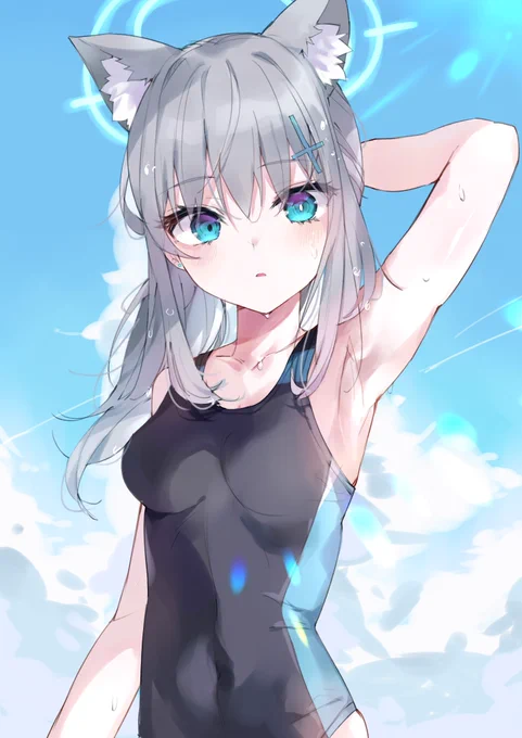 水着シロコ#ブルアカ 