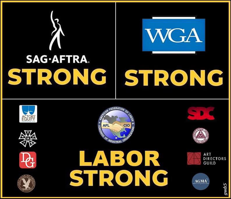 Sound_Advice's tweet photo. What the average SAG-AFTRA member makes currently is in part WHY we’re on STRIKE! That & because there are no guardrails on Ai for the consumer OR the creator, alike as Ai experts warned Congress earlier this year. #StandWithSAGAFTRA #StandWithWGA #ShareTheWealthWithWorkers https://t.co/xD75in4ANy