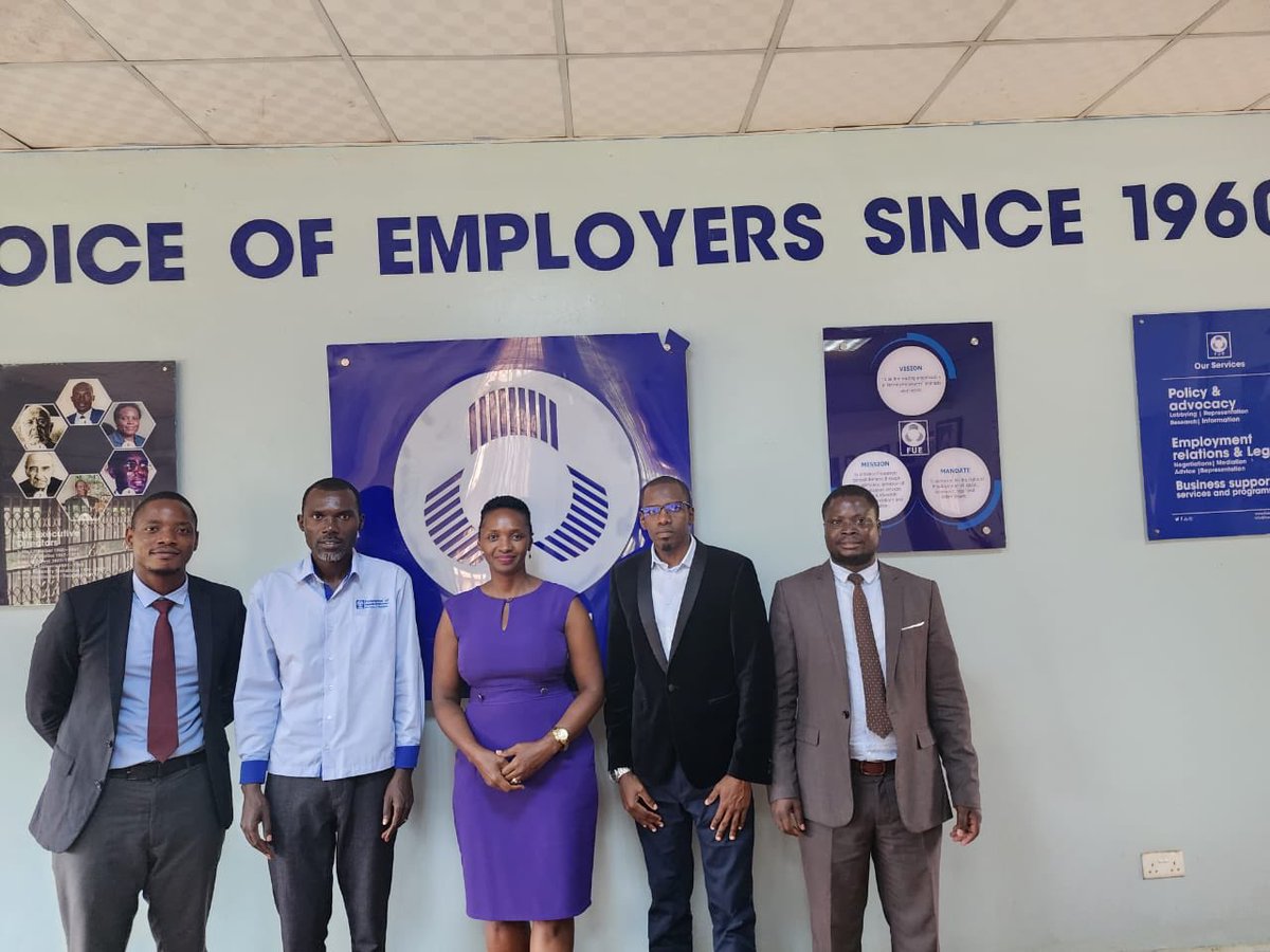 IreneMugisha's tweet photo. Paid a courtesy visit to ⁦@FUEmployersUg⁩ my former Employer and had an amazing chat on the role of Leadership. Thanks to the Executive Director - ⁦@opiodouglas⁩ for the stewardship at the Employers Organization in advocating for best practices. #ShapeTheNation https://t.co/DjgJGTfo3j
