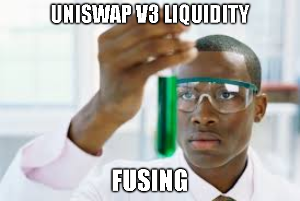 Say hello to our new awesome tool - Liquidity Positions Fusing 🧪

The fusing functionality allows you to combine multiple positions into an existing one or into a new position. This is done in a single transaction optimized for gas savings. Furthermore,  you get a 50% tax