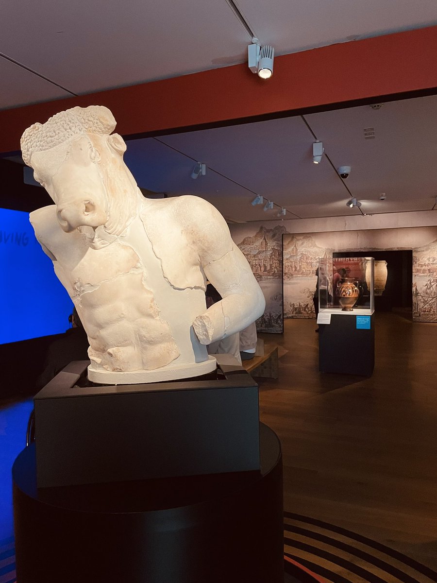 WorkClassicists's tweet image. Checked out the #LabyrinthAshmolean exhibit today &amp;amp; the most lasting impression was a reminder of just HOW MUCH we’ve filled in the rather large gaps in history with what is often a stretch or obvs informed by the bias at the time. Interesting, just not in the way I expected!