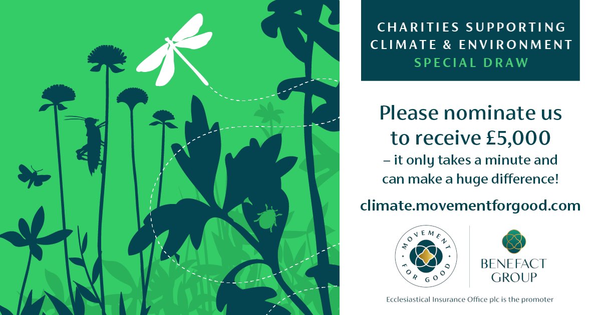 Please nominate us to receive £5,000 - it only takes a minute and can make a huge difference! #MovementForGood
climate.movementforgood.com/index.php?cn=1…