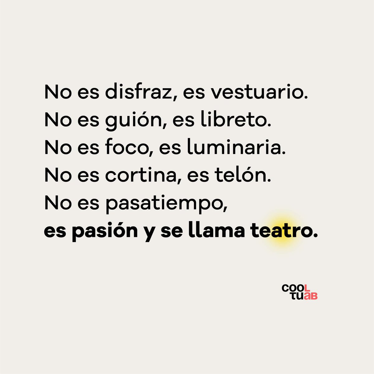cooltulab's tweet photo. #teatro 🫶✨ https://t.co/oGCwrFibxs