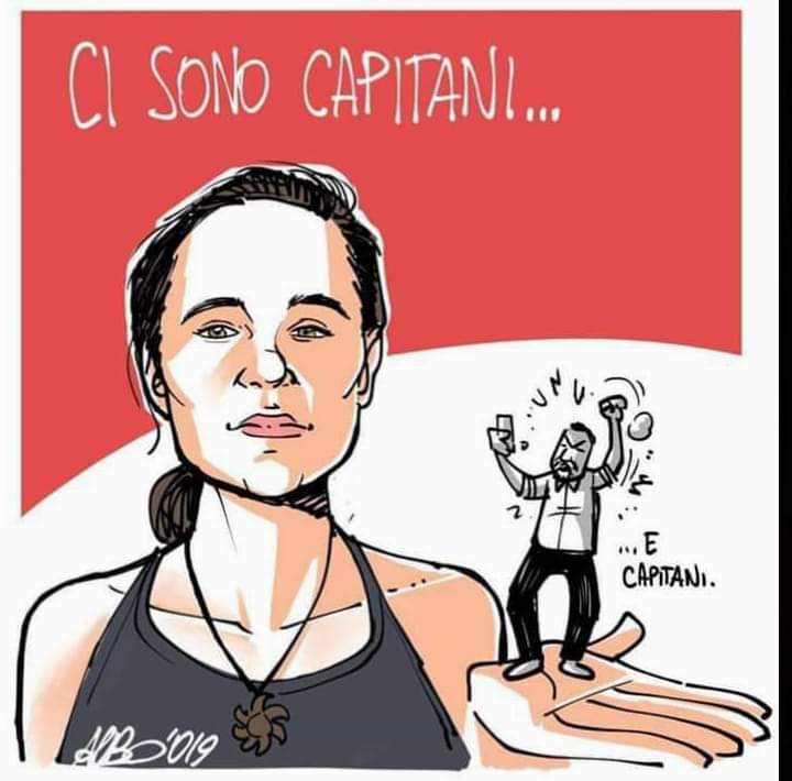 MauriceStierl's tweet image. You are doing everything right when you are able to get pathetic fascists riled up for years on end. #Rackete