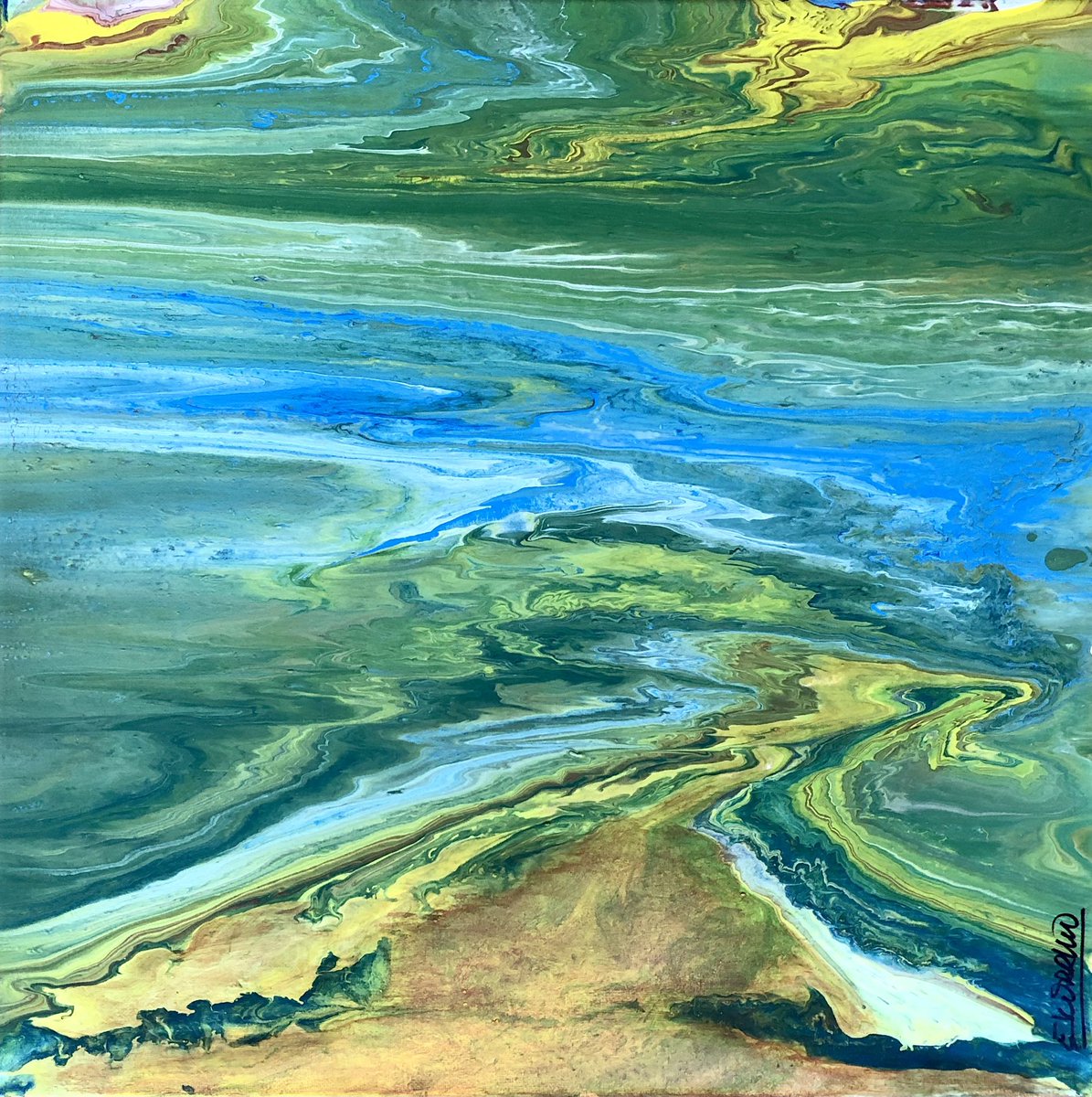 Acrylic painting on canvas