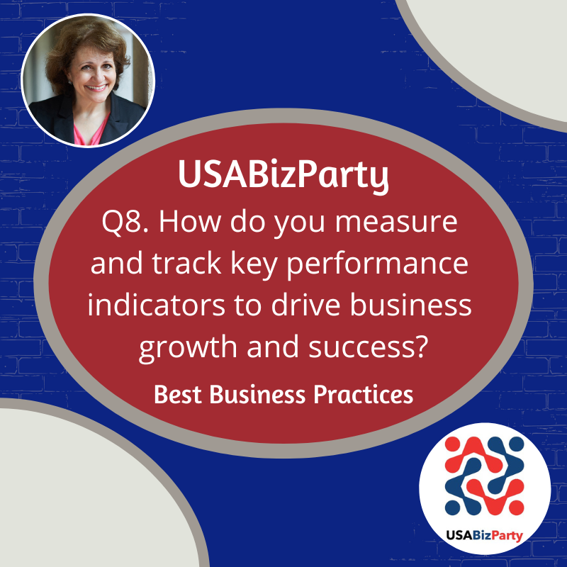 USABizparty's tweet photo. Q8. How do you measure and track key performance indicators to drive business growth and success?

#USABizParty https://t.co/YulGxpwsXq