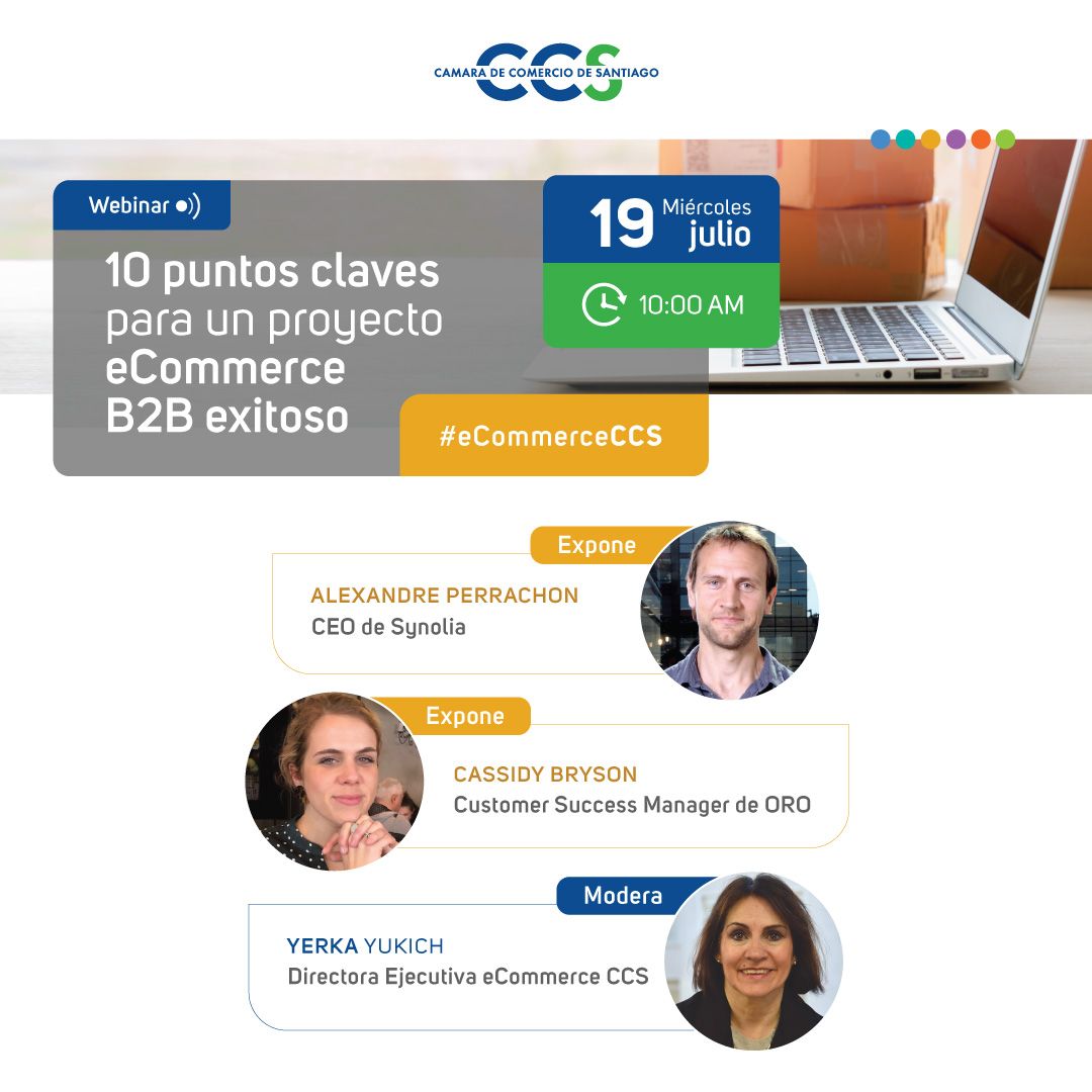 SociosCCS's tweet photo. #WebinarCCS | Te invitamos a ser parte de "10 puntos claves para un proyecto eCommerce B2B exitoso" webinar que es organizado por el Comité de Comercio Electrónico de la CCS.
📱Inscríbete sin costo 👉 https://t.co/IG5zj1mfvG https://t.co/Vid9E2GPbk