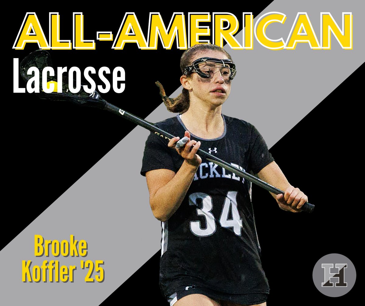 HackleySchool's tweet photo. Congrats to Brooke Koffler ’25 for earning All-American recognition from @USA_Lacrosse, awarded to the best players within their respective areas of the country who also embody excellent sportsmanship!

#HackleyHornets #HackleyAthletics #AllAmericanAthletes #GoHack @lohudsports https://t.co/FnLr831bGv