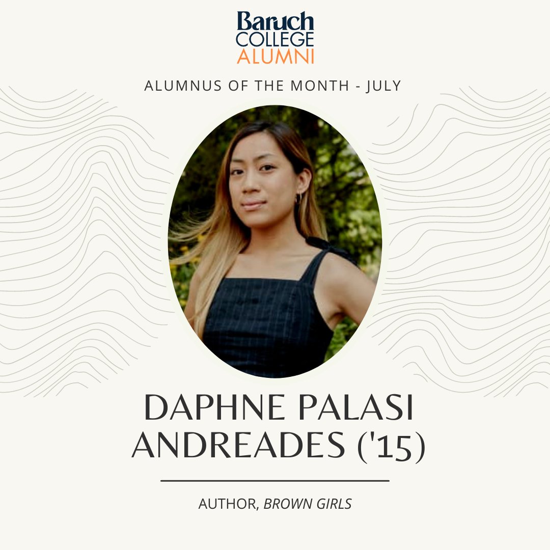 Each month, we celebrate an #AlumnusoftheMonth and during July, we are feautring critically acclaimed author Daphne Palasi Andreades ('15). Her debut novel "Brown Girls" was published in 2022. 

Click here to read the full article: ow.ly/Ha3750PaCtT
