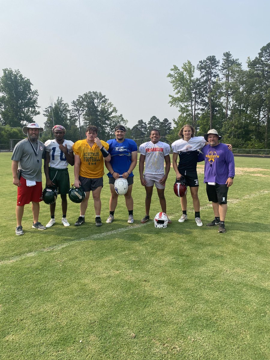 WNC Football represented well down in Greensboro for the All-Star Game! Congrats and good luck to the players and coaches this week. #MountainFootball