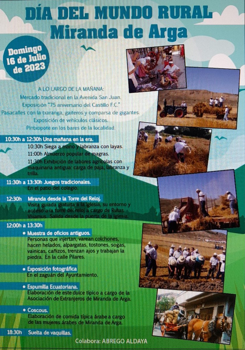 tractorantiguo's tweet photo. La Asociación participó en el Día del Mundo rural en Miranda de Arga https://t.co/ox8PCOC3Cp
