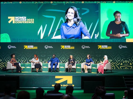 The goal is real #freedom of choice for #women, to avoid having to choose between #family or career, if a woman wants both. This was my main message at @WomenDeliver #WD2023 in #Kigali. This is the biggest challenge women are facing in #Europe.