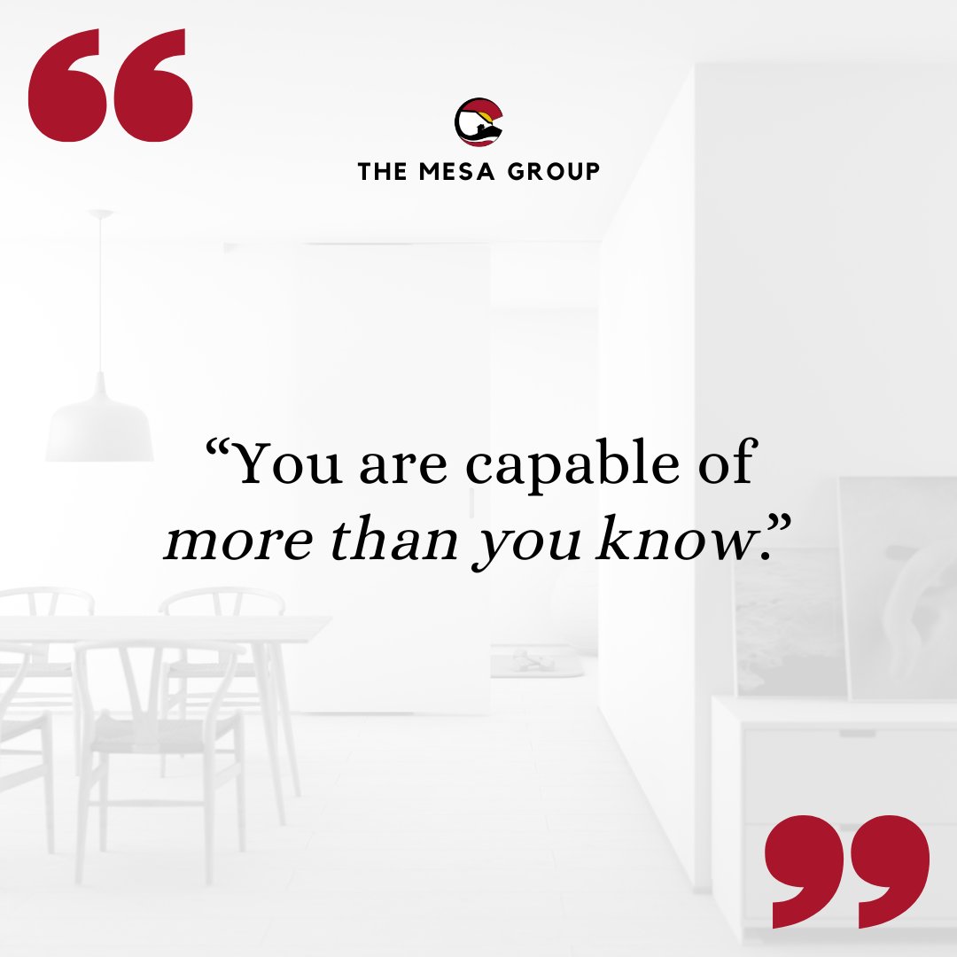 MesaGroupKW's tweet photo. You are capable of far more than you realize ✨

#mondaymotivation #realestate #grandjunction #kellerwilliams #mesagroup https://t.co/b81OhsVDRn