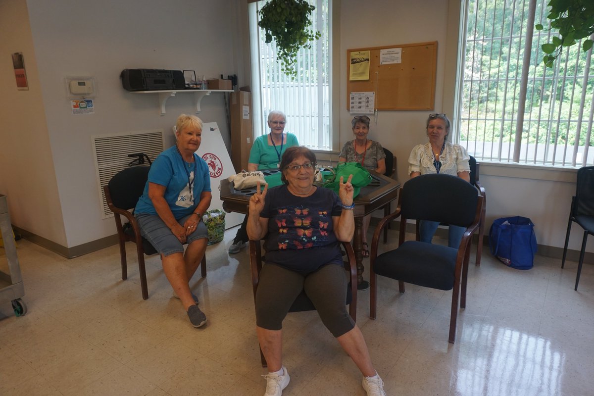 SCTV17's tweet photo. It's Hawaiian Week at the Ingram Senior Center! Many of the Seniors participated in Hawaiin games: Coconut Bowling, Hawaiin Pictionary, Hawaiin Badminton and more. Linda Fusco was the winner of the challenging Hawaiin Badminton game. https://t.co/0mtjoB67us