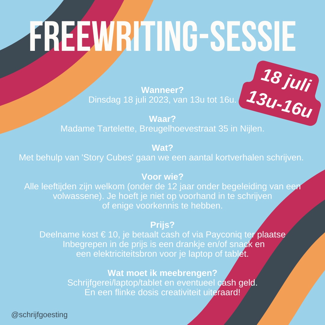 EvaLindenAuteur's tweet photo. Swipe naar links voor meer info over mijn freewriting-sessies 🥰
⁠
#freewriting #creatiefschrijven #schrijftip #madametartelette #ijshoevebevel #uitinvlaanderen #uitinnijlen #creatief #schrijven #boeken #mijnlevenalsauteur #auteur #schrijver #evalinden #boekpromotie https://t.co/g9dytmxhpu