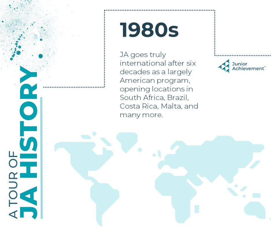 The 80s were a whirlwind in the USA, and JA was right there in the mix! We spread our wings and went global, opening doors in vibrant places like South Africa, Brazil, Costa Rica, and beyond. 🌍🌟 #JAInternationalExpansion