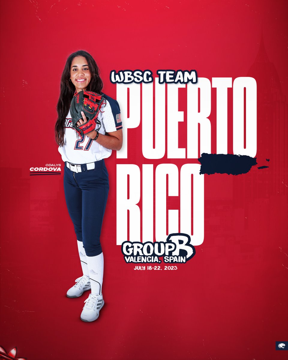 SouthAlabamaSB's tweet photo. Representing Team Puerto Rico‼️ 🤩 🇵🇷

Our very own Odalys Cordova is representing Puerto Rico in the 2024 Women's Softball World Cup qualifying stages in Valencia, Spain 🥎

📰 | https://t.co/CtuIO1DBr2

#AllGasNoBrakes https://t.co/he9RgLaHrp