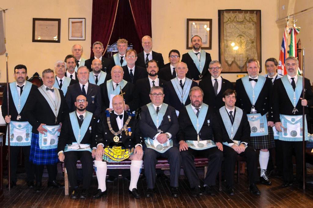 DGLSASD's tweet photo. Our DGM, R.W.Bro. Cooper along with the DDGM, W. Bro. Gómez-Berrade, attended the 80° Meeting of L. Canning, they also attended the Installation of MRH Pablo Lázaro as GM of GLA and finally the DGM participated in the Installation of W. Bro. Andy Mazas, Master of St. John Lodge. https://t.co/lkknInFm2k