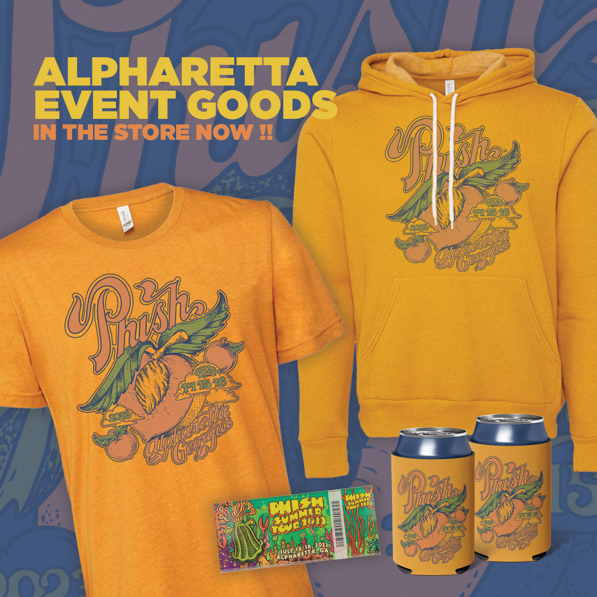 Phish Dry Goods on Twitter "Alpharetta Event Goods (tees, hoodies, koozies, and more
