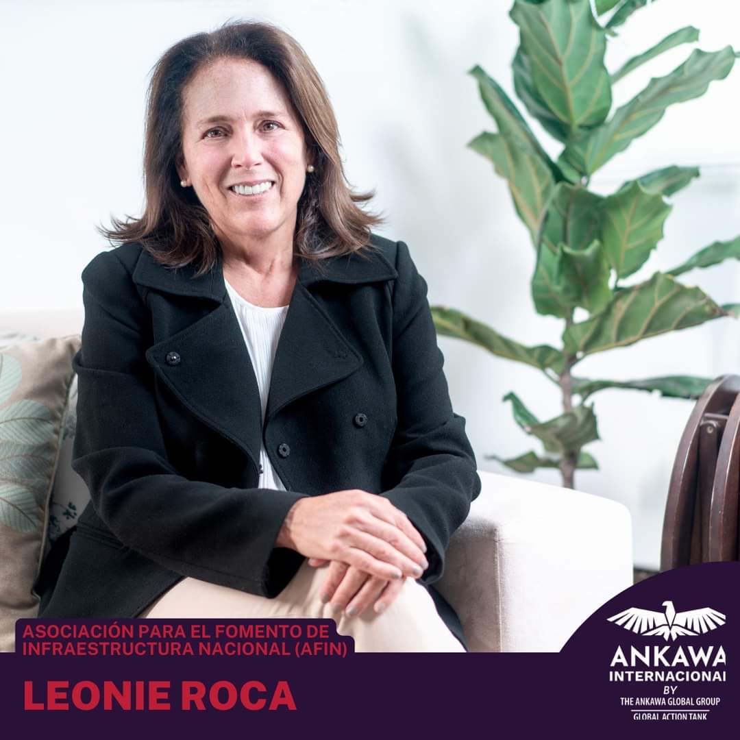 Ira Conferencia Ejecutiva
Cierre de Brechas de Infraestructura en el Perú,
Desafíos y Oportunidades.
Sábado 5 de Agosto, 4:00 pm (Perú), Vía Zoom.

<a href="/leonierocavb/">Leonie Roca</a>: Abogada <a href="/pucp/">PUCP</a>. Postgrado <a href="/Kennedy_School/">Harvard Kennedy School</a>. Presidenta <a href="/AfinPeru/">Afin Perú</a> y vicepresidenta <a href="/CONFIEP/">CONFIEP</a>.