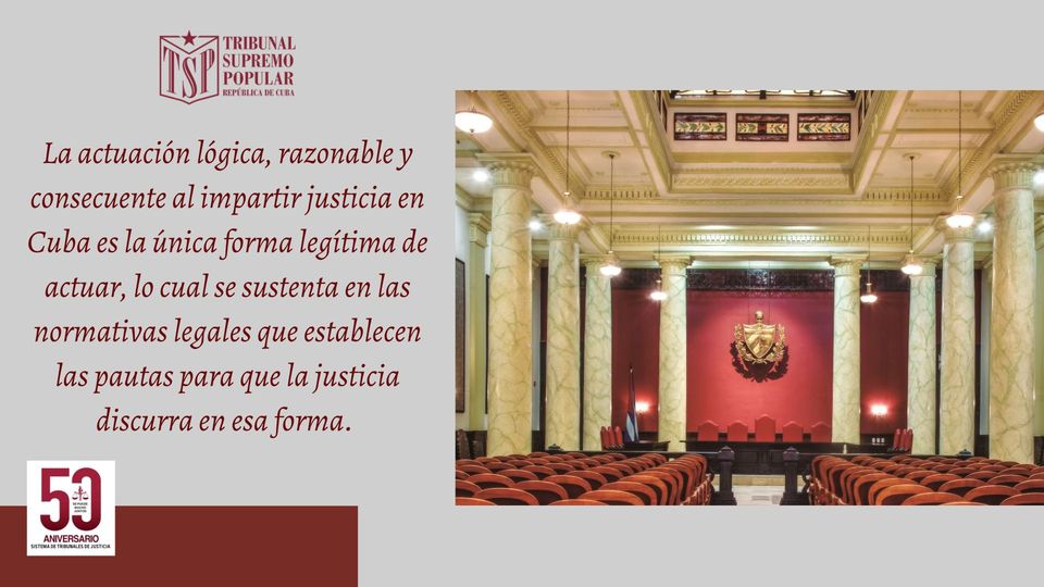 #JusticiaEfectivayTransparente
#Aniv50TribunalesPopulares
#SePuedeMuchoJuntos