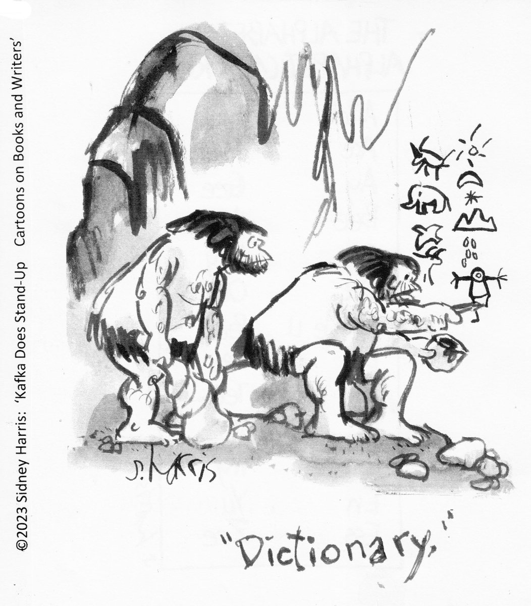 sharris777's tweet photo. @bluesky This is from the book
'Kafka Does Stand-Up:  Cartoons on Books and Writers' https://t.co/9JJ887ICeA