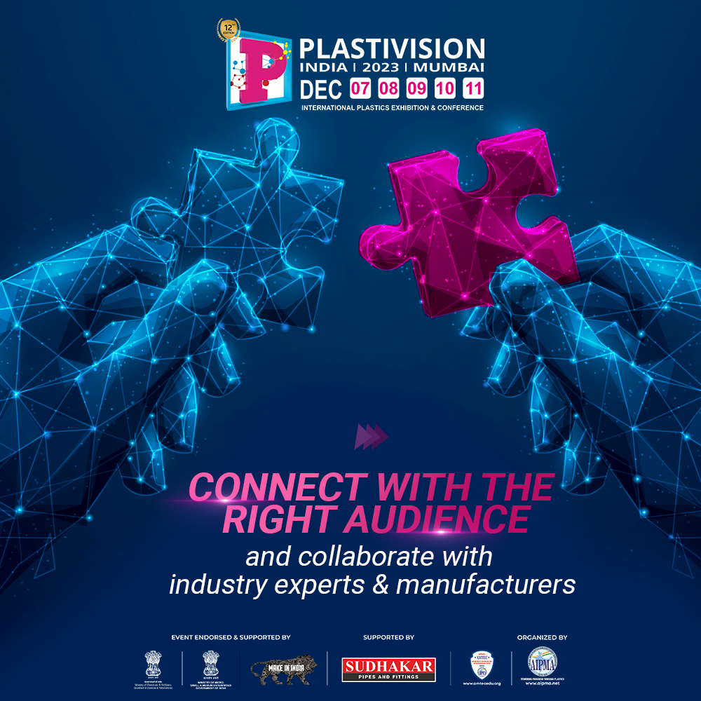 🅿️🅱️

▶️ Plasti Vision India 2023

Book your space now: bit.ly/3bCaUYK 
| sanjeevani@plastivision.org | 
022 6777 8842/ 46 / 48 | 
+91 9930355494

#PlastivisionIndia #businessopportunity #PlastiVision #PVI #plastics #plasticsindustry #plasticsmanufacturers