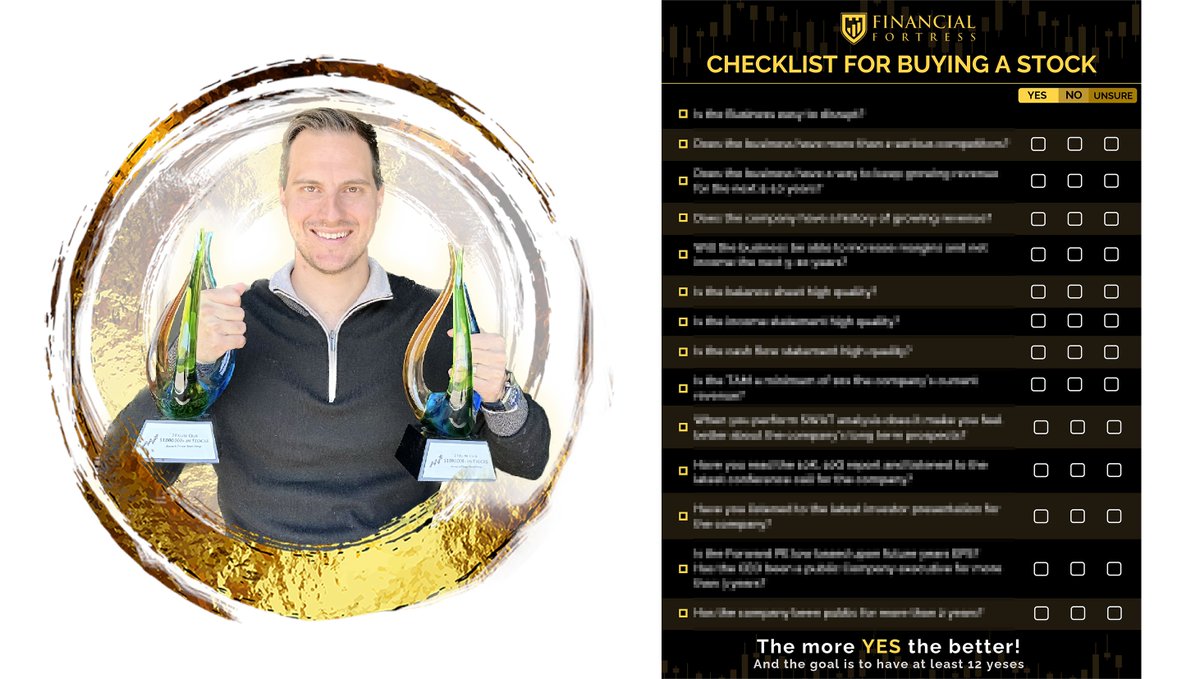 HolySmokas's tweet photo. This stock-picking checklist helped me to climb to $1,000,000 portfolio!

Retweet and like this and I will send it over! https://t.co/QqLAQFSons