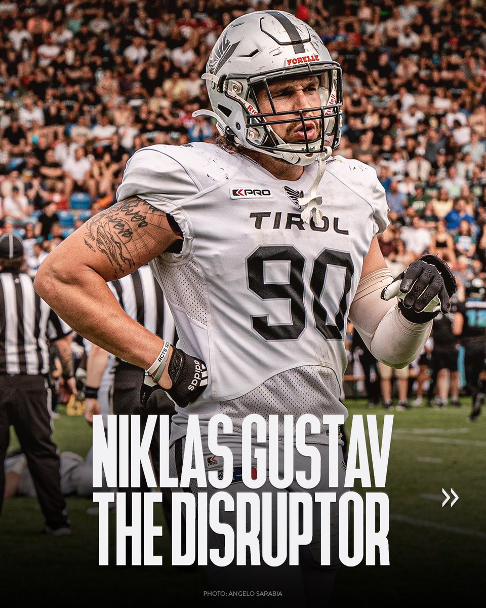 2 forced fumbles &amp; 2 sacks for Niklas Gustav of the <a href="/SWARCO_RAIDERS/">SWARCO RAIDERS Tirol</a> in one game💥