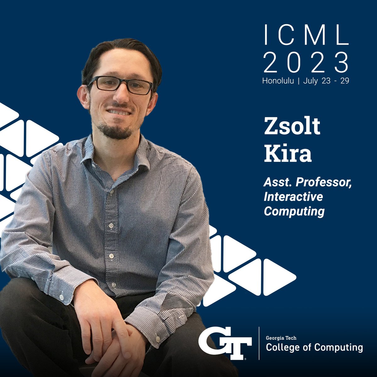 COUNTDOWN ⏳ to @icmlconf // Expert @zsoltkira  talks #AI:

As Artificial Intelligence (AI) begins to pervade society, it is important to understand how such AIs can learn to interact with each other and humans.