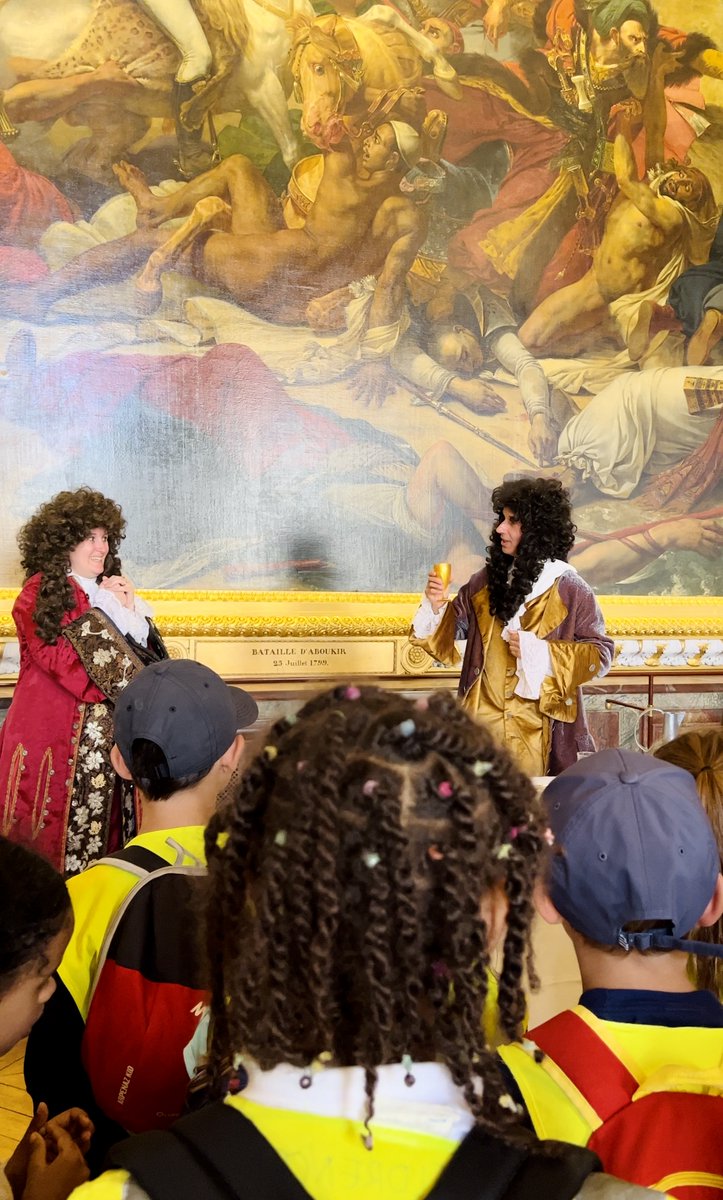 ⚜️🏰 #UneJournéeDeVacancesAVersailles : c'est parti ! Pour la 8ème édition consécutive, près de 5 000 enfants franciliens qui n’ont pas la chance de partir en vacances vont découvrir le <a href="/CVersailles/">Château de Versailles</a> au cours de deux journées exceptionnelles grâce au mécénat d’<a href="/Emerige/">Emerige</a>.