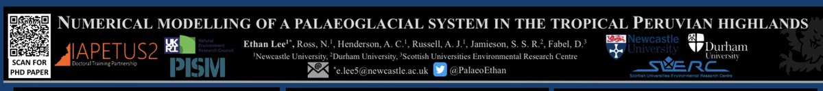 Looking forward to presenting PhD work @InquaRoma2023. I model my study area in tropical Andes, N Peru. Presenting sensitivity analysis of variables important for glacial modelling. The future will involve fully modelling the deglaciation of my site. See you there #INQUARoma2023 https://t.co/5AFCZDMOMi