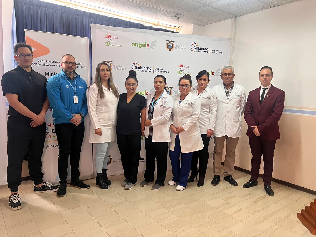 Vice_Ec's tweet photo. ¡Más hospitales 🏥se suman al programa #ActúaConVelocidad de la @Vice_Ec para atender de forma efectiva un #AccidenteCerebroVascular!

El Hospital San Vicente de Paúl de Ibarra y @hvozandesquito iniciaron las jornadas de capacitación para acreditarse como #StrokeReadyCenter https://t.co/Z6oQEOl2ts