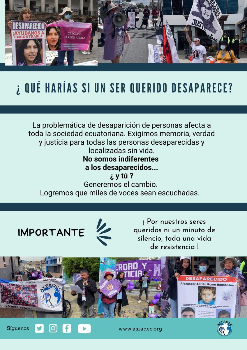 Asfadec - Desaparecidxs Ecuador tweet media