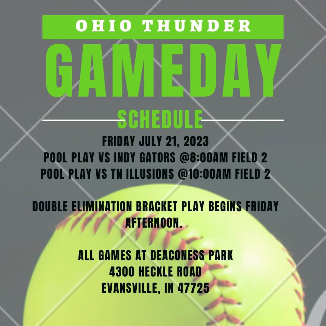 Ohio Thunder 06 (@ohthunder06) on Twitter photo Schedule for Super 7 Elite Showcase in Evansville Indiana is out!@McClanahan1132 <a href="/aubrysoftball18/">Aubry Hollins</a> <a href="/Mikala010306/">Mikala</a> <a href="/avasoliday/">ava soliday</a> <a href="/Asbury_Softball/">Asbury Softball</a> <a href="/asburysoftball1/">Asbury Softball</a> <a href="/AshlandUSball/">Ashland University Softball</a> <a href="/KWC_Softball/">KWC Softball</a> <a href="/JJohnsonKWC/">Jessica Johnson</a> <a href="/GtownCollege/">Georgetown College</a> <a href="/GC_CoachT/">Thomas Thornton</a> <a href="/MSJSoftball/">MSJ Softball</a> <a href="/dee11davis/">DeeDee Morris</a> <a href="/Coach_Goderwis/">Beth Goderwis</a> <a href="/AshlandUSball/">Ashland University Softball</a> Schedule for Super 7 Elite Showcase in Evansville Indiana is out!@McClanahan1132 <a href="/aubrysoftball18/">Aubry Hollins</a> <a href="/Mikala010306/">Mikala</a> <a href="/avasoliday/">ava soliday</a> <a href="/Asbury_Softball/">Asbury Softball</a> <a href="/asburysoftball1/">Asbury Softball</a> <a href="/AshlandUSball/">Ashland University Softball</a> <a href="/KWC_Softball/">KWC Softball</a> <a href="/JJohnsonKWC/">Jessica Johnson</a> <a href="/GtownCollege/">Georgetown College</a> <a href="/GC_CoachT/">Thomas Thornton</a> <a href="/MSJSoftball/">MSJ Softball</a> <a href="/dee11davis/">DeeDee Morris</a> <a href="/Coach_Goderwis/">Beth Goderwis</a> <a href="/AshlandUSball/">Ashland University Softball</a>