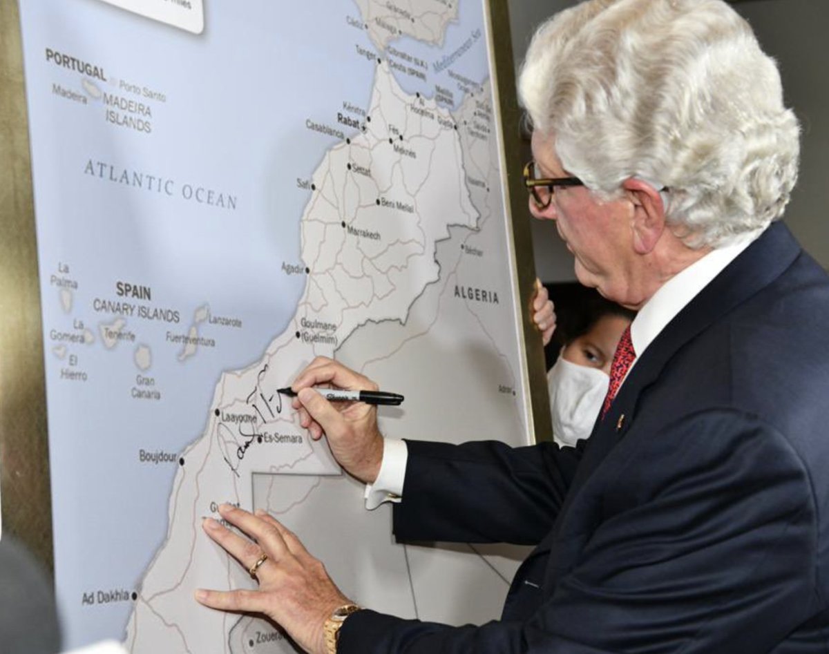 David T. Fischer (@davidtfischer) on Twitter photo Today is the day ... When I signed the map, I knew the day would come to celebrate HM King Mohammed VI receiving a letter from Prime Minister Netanyahu, recognizing the sovereignty of Morocco over the territory of Western Saraha. Today is that day! #Morocco #Israel <a href="/Peace_Accords/">Abraham Accords Peace Institute</a> Today is the day ... When I signed the map, I knew the day would come to celebrate HM King Mohammed VI receiving a letter from Prime Minister Netanyahu, recognizing the sovereignty of Morocco over the territory of Western Saraha. Today is that day! #Morocco #Israel <a href="/Peace_Accords/">Abraham Accords Peace Institute</a>