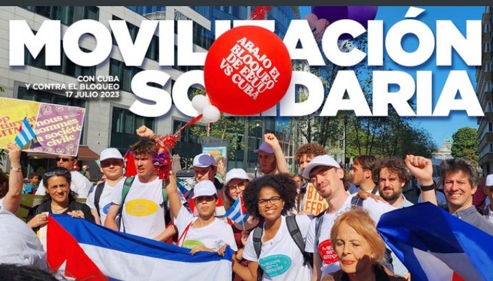 #SolidaridadVsBloqueo
Gracias <a href="/mirthiajulia/">Mirthia Brossard Oris</a> y a los amigos #AbajoElBloqueo #MejorSinBloqueo
#CumbreCelacUE 
#CumbreDeLosPueblos2023 
#MiMóvilEsPatria
<a href="/mimovilespatria/">mimovilespatria</a>