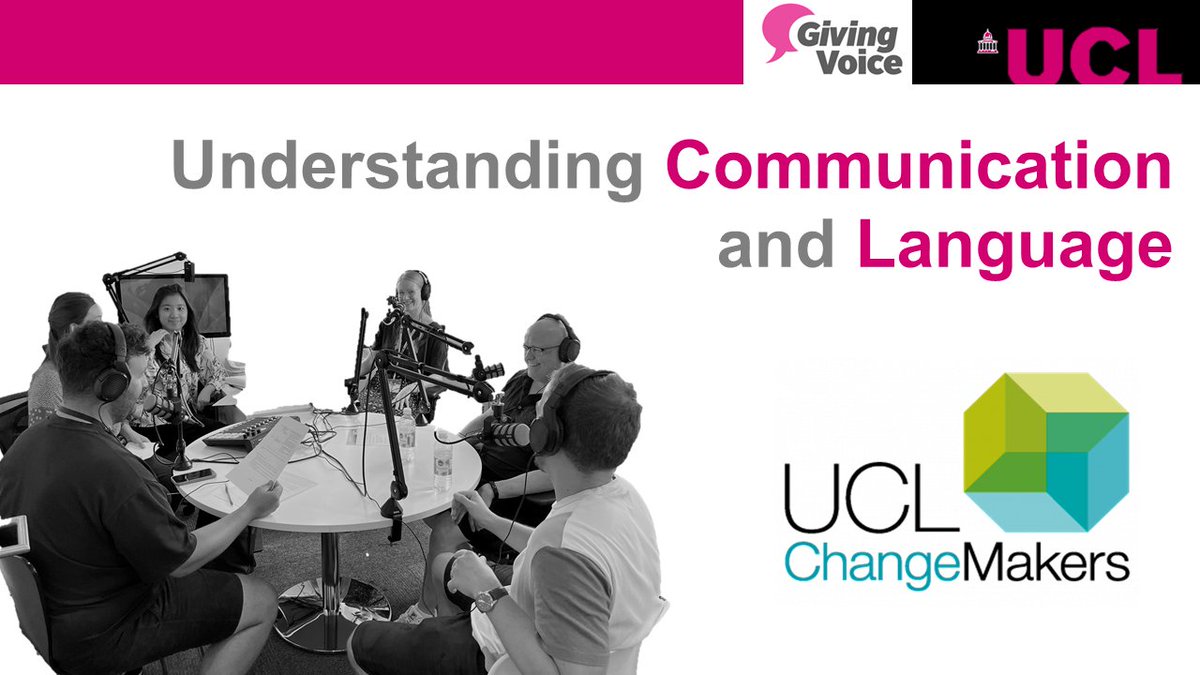 UCLGivingVoice's tweet photo. Check out our new podcast episode with UCL ChangeMakers! @pinchof_SaLT,  @MRCPVL and @SLTSamW join the team to discuss what they love about being an SLT, facing challenges in the profession and tips for newly qualified therapists. Available now on Spotify and Youtube! https://t.co/4Orz1DAuir