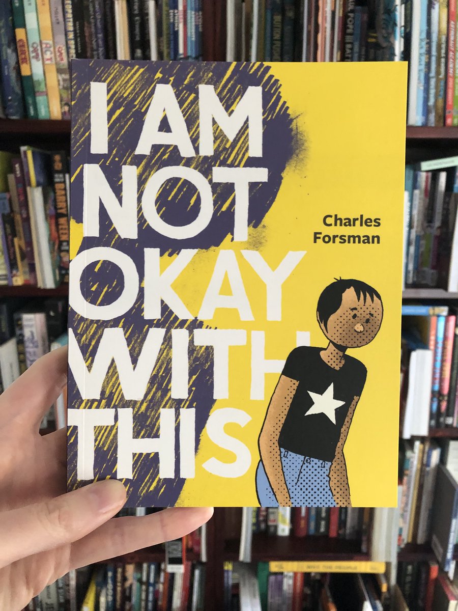 Gina Gagliano (@_ginagagliano) on Twitter photo This morning's reading: <a href="/CharlesForsman/">Chuck</a>'s graphic novel I AM NOT OKAY WITH THIS! This morning's reading: <a href="/CharlesForsman/">Chuck</a>'s graphic novel I AM NOT OKAY WITH THIS!