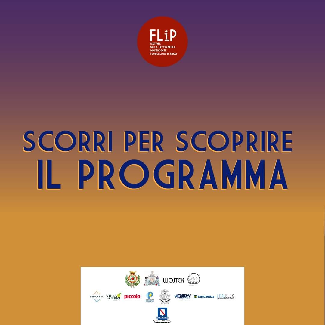 È finalmente online il programma del Flip – Festival della Letteratura Indipendente di Pomigliano d’Arco: gli appuntamenti sono tantissimi e imperdibili! È proprio il caso di dirlo: se ne parla a settembre! 🤍 flipfestival.it/flip-23/?fbcli…