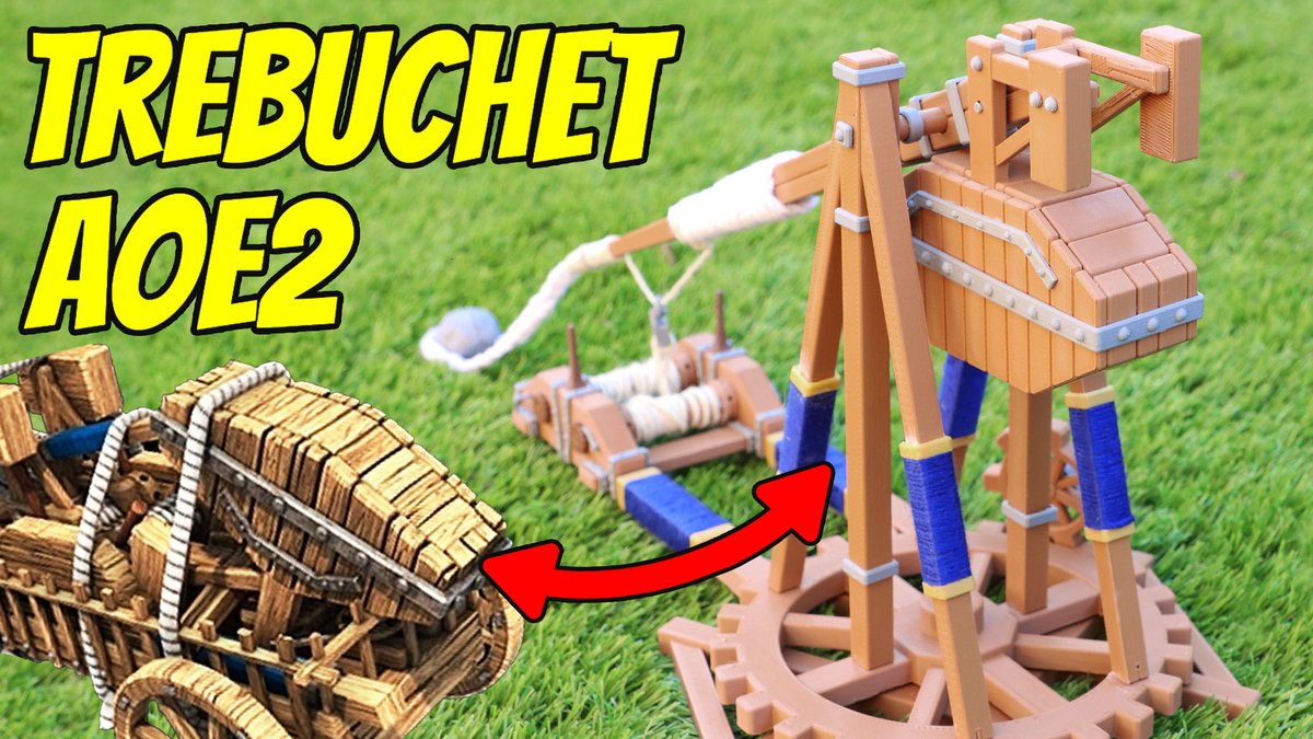 I 3D printed a working trebuchet from AOE2 👉 youtu.be/KdYI2JfbP_g
#3dprinting #aoe2 #ageofepires