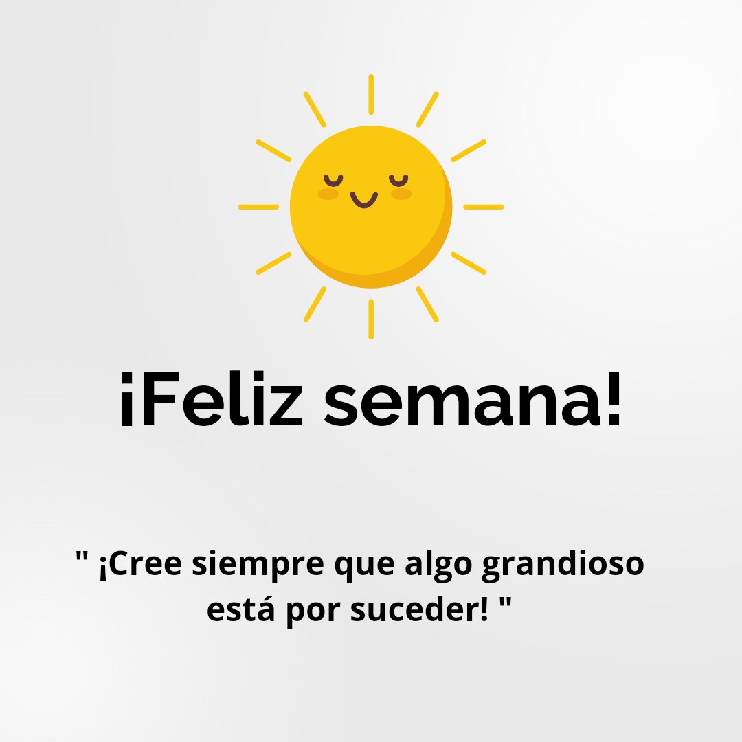Que sea una semana muy productiva y llena de bendiciones para tod@s! 🍀